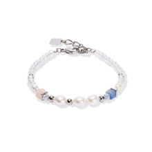 Load image into Gallery viewer, Coeur De Lion Bracelet - Cosmic Pearls Soft Silver
