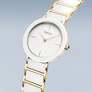 Bering Watch - Ladies New Classic Ceramic Gold