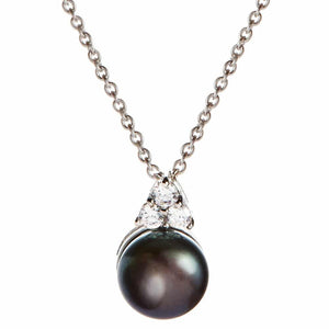 Jersey Pearl Soiree Pendant - Peacock