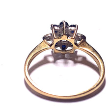 Load image into Gallery viewer, Secondhand Sapphire and Diamond Cluster Ring
