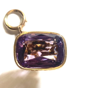 Secondhand Edwardian Amethyst Fob