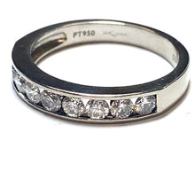 Load image into Gallery viewer, Secondhand Platinum and Diamond Eternity Ring
