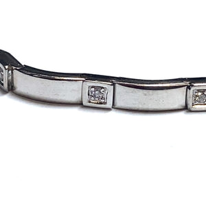 Secondhand White Gold and Diamond Bracelet