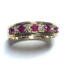 Load image into Gallery viewer, Secondhand Ruby and Diamond Eternity Ring
