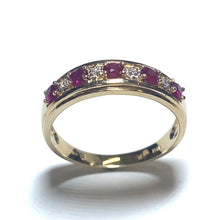 Load image into Gallery viewer, Secondhand Ruby and Diamond Eternity Ring
