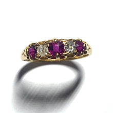 Load image into Gallery viewer, Secondhand Ruby and Diamond Ring
