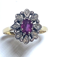 Load image into Gallery viewer, Secondhand 18ct Gold Ruby and Diamond Ring
