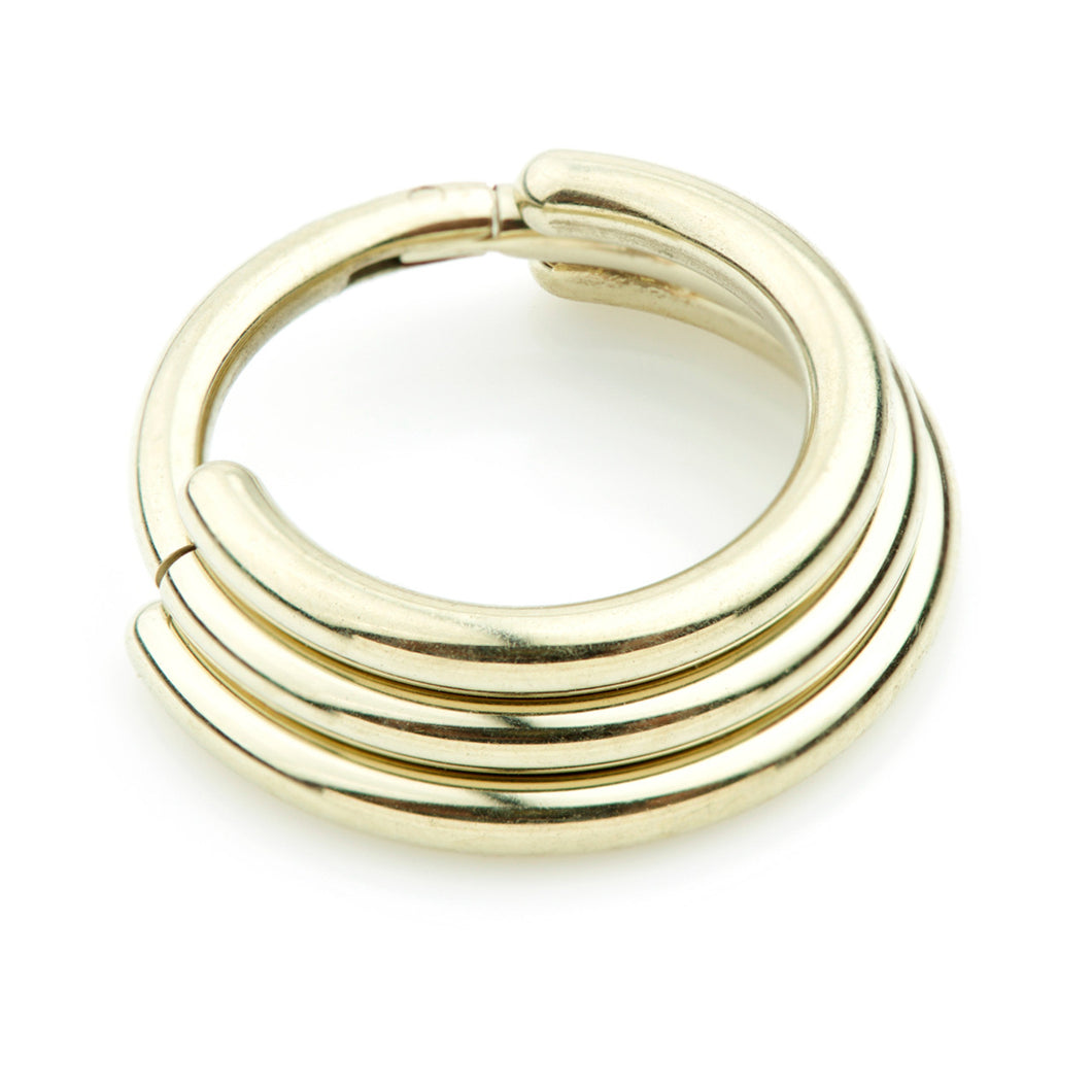 Gold Plated Graduated Hinged Ring