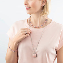 Load image into Gallery viewer, Coeur De Lion Iconic Precious Rose Geo Necklace
