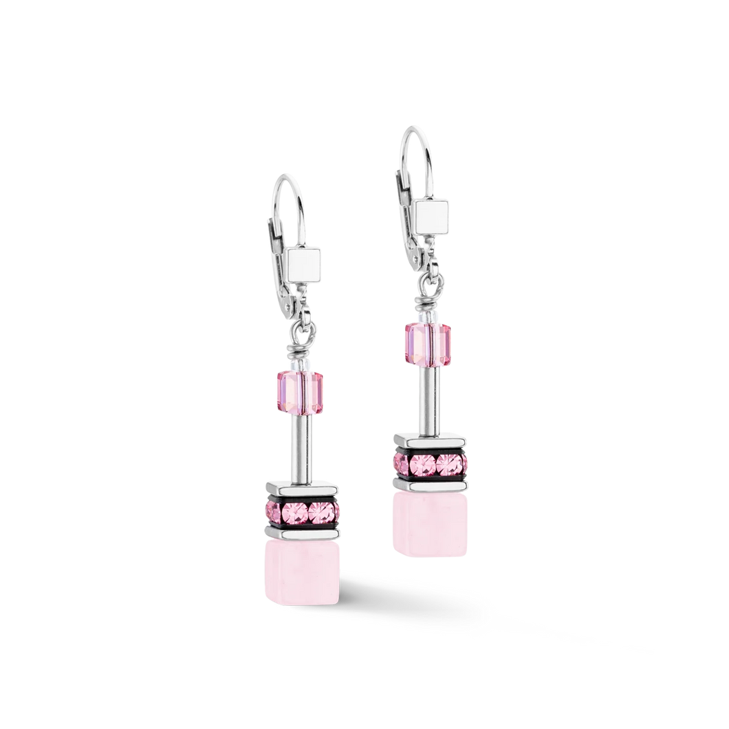 Coeur De Lion Iconic Rose Drop Earrings