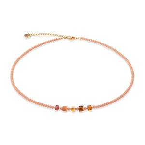 Coeur De Lion Joyful Colours Necklace Gold-Orange