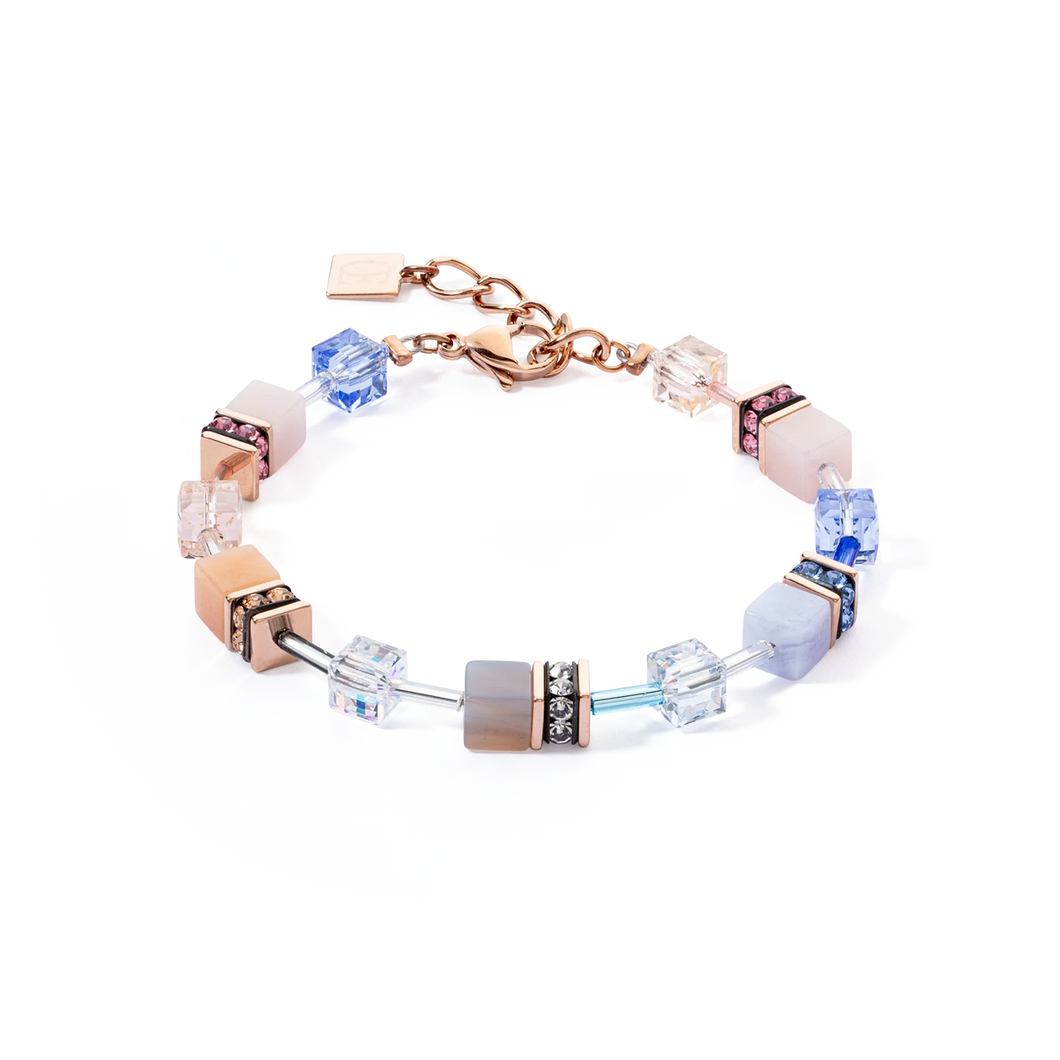 Coeur De Lion Iconic Precious Bracelet Light Blue Beige