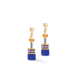 Coeur De Lion GeoCUBE Iconic Precious Earrings - Multicolour Motion.