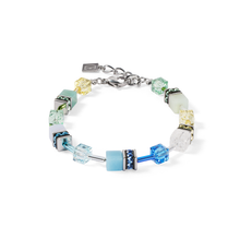 Load image into Gallery viewer, Coeur De Lion GeoCUBE Iconic Precious Bracelet - Aqua Green
