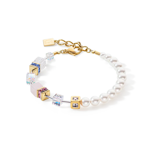 Coeur De Lion GeoCUBE Precious Fusion Pearl Bracelet