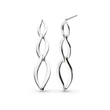 Load image into Gallery viewer, Kit Heath Entwine Twine Trio Link Drop Earrings
