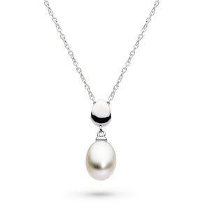 Kit Heath Pebble Pearl Droplet 18 inch Necklace