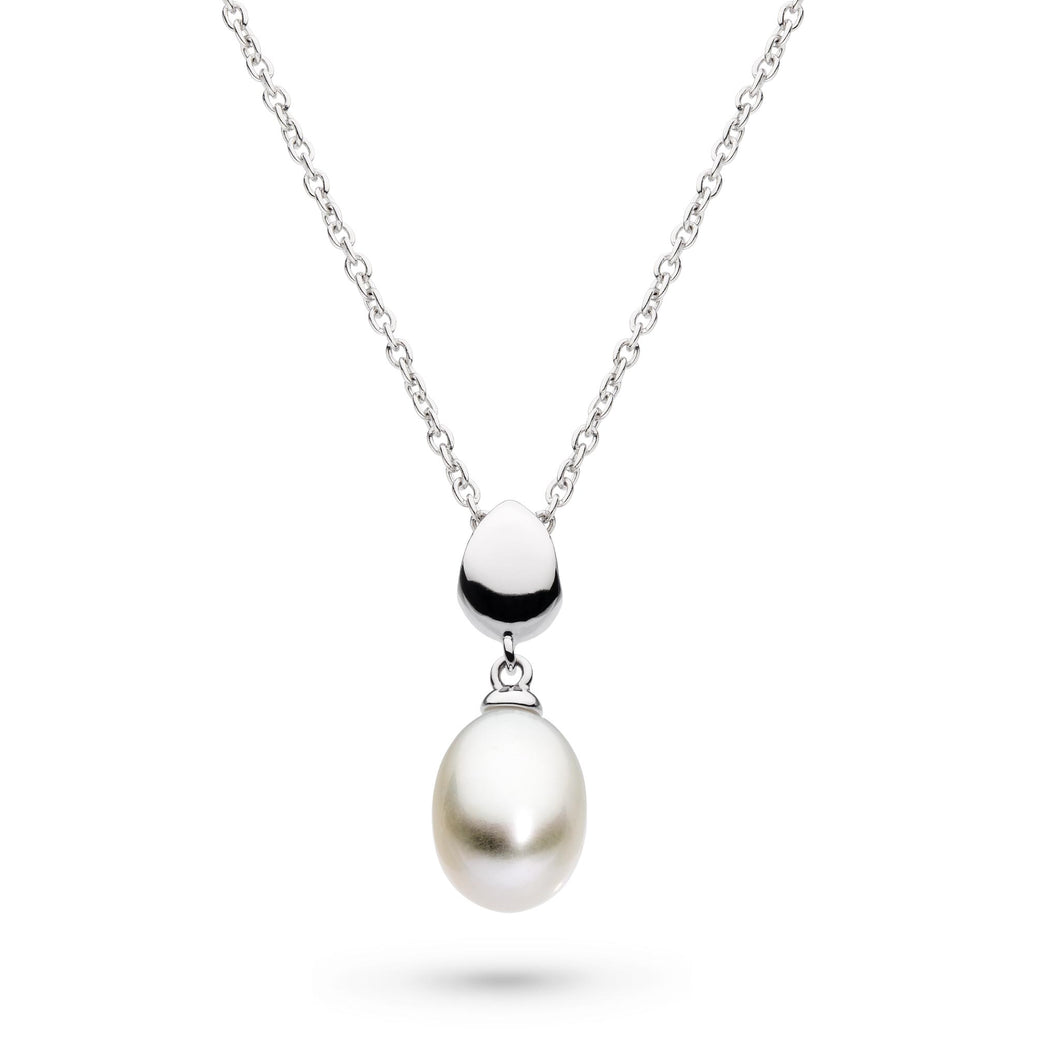 Kit Heath Pebble Pearl Droplet 18 inch Necklace