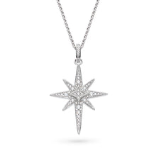 Load image into Gallery viewer, Kit Heath Celeste North Star Lux Pave Necklace
