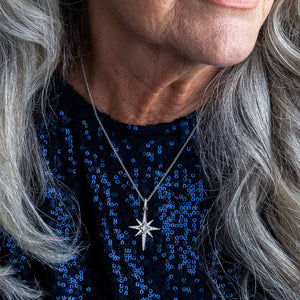 Kit Heath Celeste North Star Lux Pave Necklace