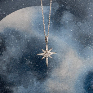 Kit Heath Celeste North Star Lux Pave Necklace