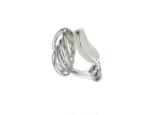 Load image into Gallery viewer, Silver Knot Clip On Earrings
