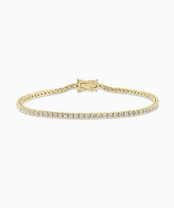 14ct Gold Diamond Tennis Bracelet 1.98ct