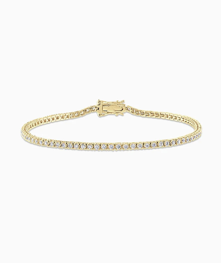 14ct Gold Diamond Tennis Bracelet 1.98ct