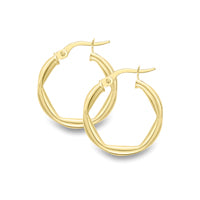 9ct Gold Hoop Earrings