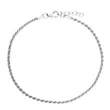 Load image into Gallery viewer, Silver Rope Bracelet
