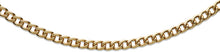 Load image into Gallery viewer, Gold Plated Steel Curb Neck Chain - 20&quot;
