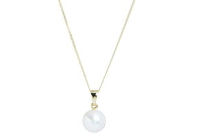 9ct Gold 10mm Pearl Pendant