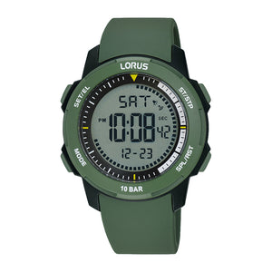 Lorus Gents Digital Watch In Green