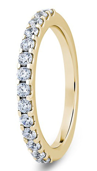 18ct Gold Half Eternity Ring - 0.50ct