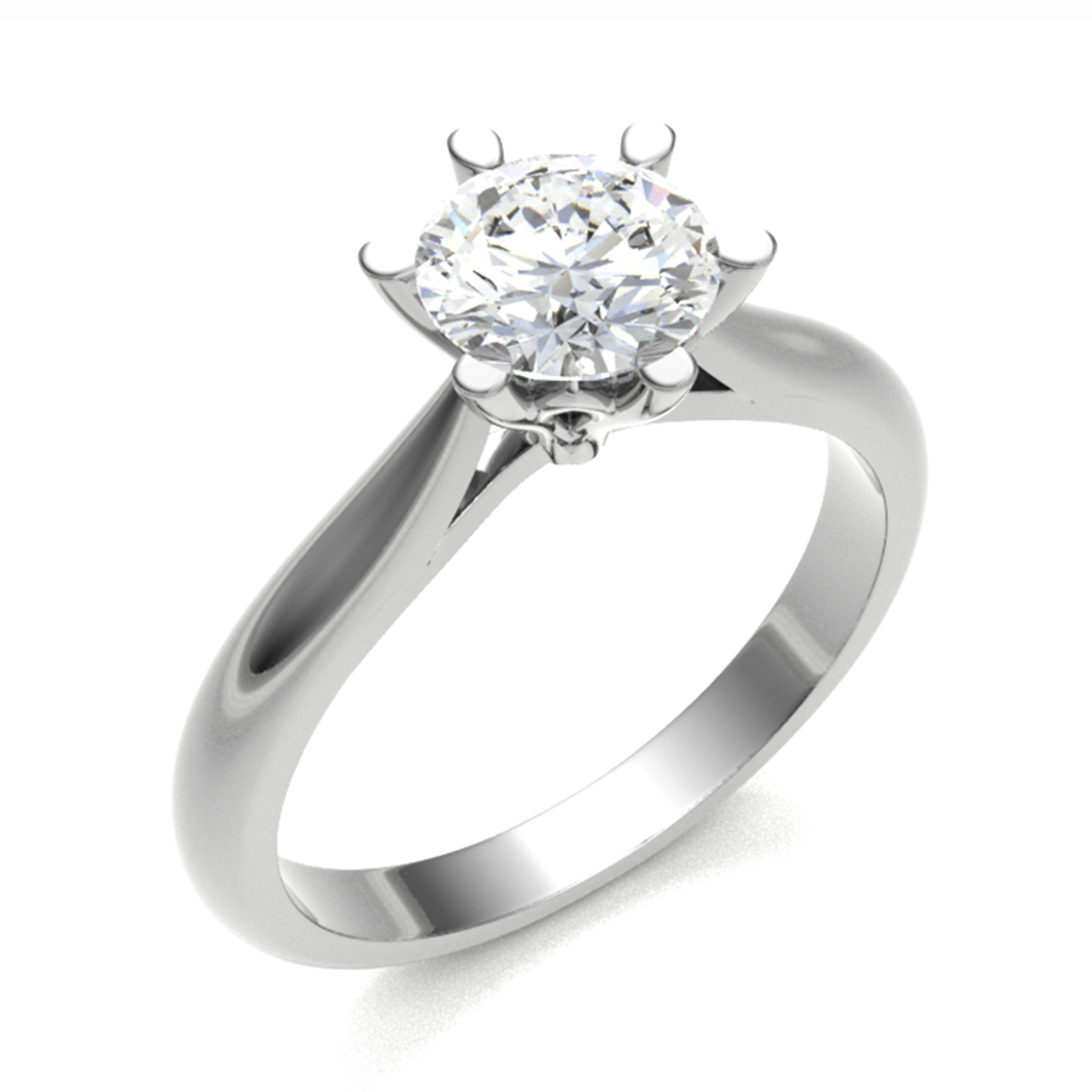 Platinum 1.71ct Lab Grown Diamond Ring