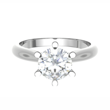 Load image into Gallery viewer, Platinum 1.71ct Lab Grown Diamond Ring
