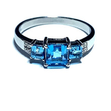 Load image into Gallery viewer, Secondhand Blue Topaz Ring
