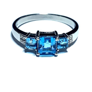 Secondhand Blue Topaz Ring