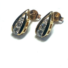 Load image into Gallery viewer, Secondhand Cubic Zirconia Earrings
