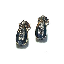 Load image into Gallery viewer, Secondhand Cubic Zirconia Earrings
