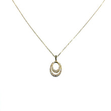 Load image into Gallery viewer, 18ct Gold Diamond Loop Necklace
