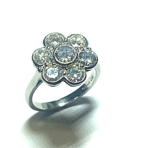 Secondhand Diamond Daisy Cluster Ring