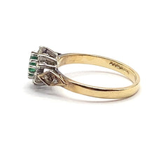 Load image into Gallery viewer, Secondhand Emerald and Diamond Ring
