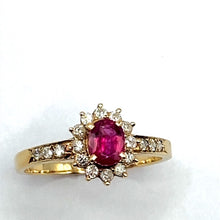 Load image into Gallery viewer, Secondhand Ruby and Diamond Ring
