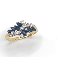 Load image into Gallery viewer, Secondhand Sapphire and Diamond Ring
