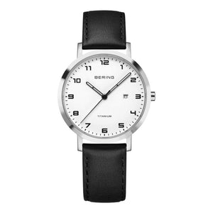 Bering Watch - Unisex Titanium Black Strap