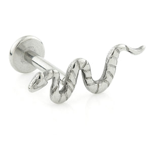 Titanium Snake Internal Threaded Labret