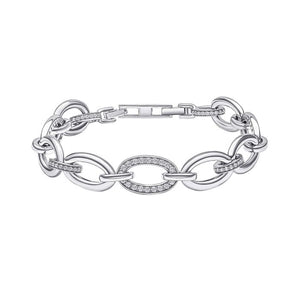 Diamonfire Cubic Zirconia Open Link Bracelet