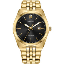 Load image into Gallery viewer, Citizen Eco Drive Mens Gold Plate
