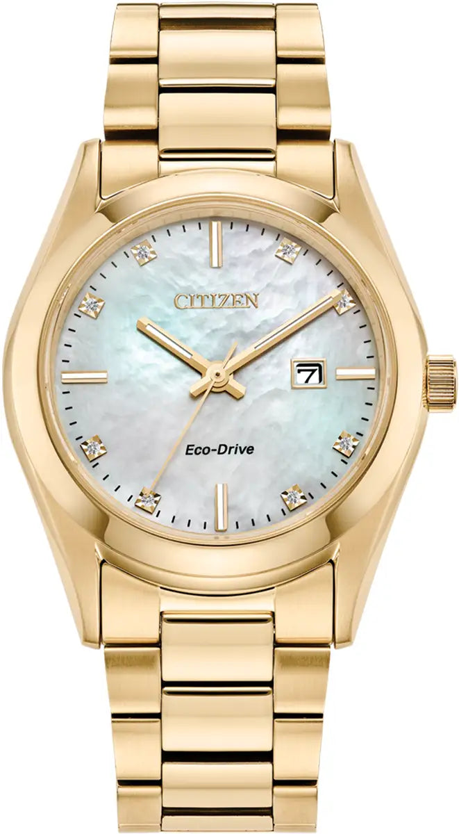 Citizen Ladies Eco Drive Diamond Watch Plants The Jewellers